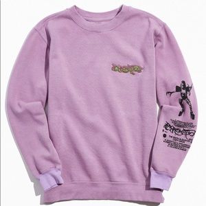 Lady Gaga Chromatica Crewneck Sweater Purple